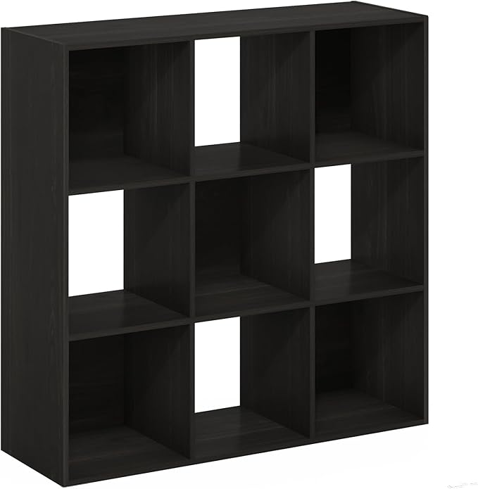 Furinno PELLI Closet Organizers and Storage, 9-Cube Closet Organizer, Open Shelf Closet Storage, for Wardrobe, Bedroom, Livin