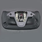 MEWANT Hand Stitched Tesla Model S Yoke Steering Wheel Cover Wrap for Tesla Model S 2021-2023 / Model X 2021-2023 Tesla Yoke Steering Wheel Accessories