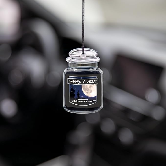 Yankee Candle Car Jar Ultimate, Midsummer's Night, 0.96 OZ (Pack of 6)