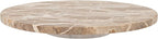 Creative Co-Op Scandinavian Round Marble Lazy Susan, Multicolor