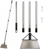 Garden Flat Shovel, 60in Heavy Duty Multi-Purpose Cleaning Shovel, Floor Scraper, Snow Shovel, for Trimming Lawn Edges, Removing ice and Snow, and Cleaning The Ground