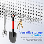 PRETYZOOM 2Pcs Multi-Prong Pegboard Accessories Organizer Kit, Tool Storage Hooks for Workshop Various Tools Home, Garage, Cr