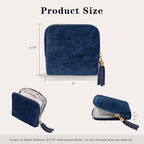 Stratalife Travel Jewelry Case Organizer for Women Wedding Gift Portable Jewelry Box with Small Pouches for Healing Crystal B