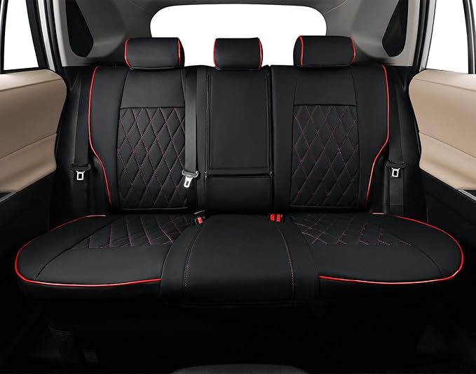 EKR Rav4 Seat Covers Custom Fit for Toyota Rav4 (Hybrid) LE/XLE Premium 2026, Leather Car Seat Cover Full Set for SUV,Faux Le