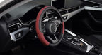 LABBYWAY Steering Wheel Cover, Universal Fit 15 Inch Microfiber Leather Car Wheel Protector, Anti-Slip, Claret