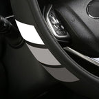 Microfiber Leather Steering Wheel Covers Non-Slip, Breathable 15-16.5 inch Compatible with Toyota 4Runner Tacoma Tundra