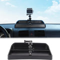 Aunginsy Center Console Dashboard Storage Organizer Tray with Dash Cam Mount Holder Compatible with Hummer H3 2005-2009, Car Cameras Bracket for Go pro/Action Camera Video Record Accessories