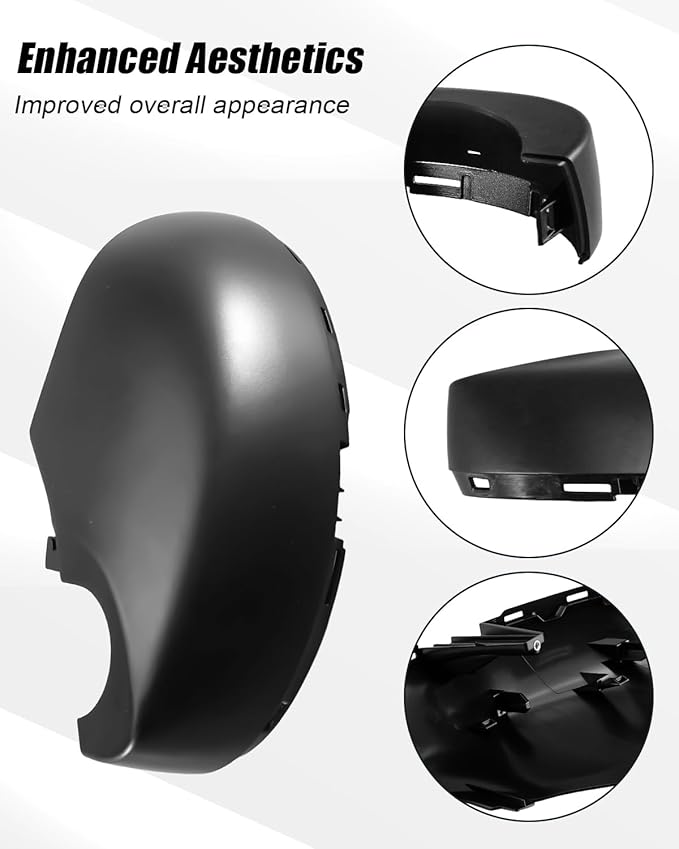 Lower Rearview Mirror Cover Fit for Honda Civic 11th 2022 2023 2024 2025 without Turn Signal, Right Passenger Side Mirror Bottom Cover Cap Replace 76255-T20-A01