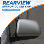 Car Door Rearview Mirror Cover Cap Housing Protective Cover For Exterior Mirrors Fit For Toyota Highlander 2008 2009 2010 2011 2012 2013(Silver Left Driver Side)