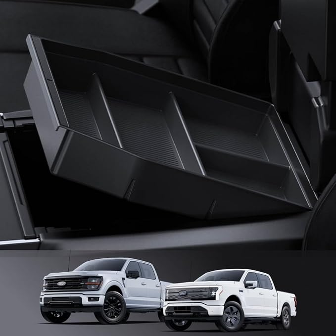 Spigen Armrest Organizer Tray for Ford F-150 2021-2026 & F-150 Lightning 2022-2026 [Check Compatibility for 2024/2025/2026 Models]