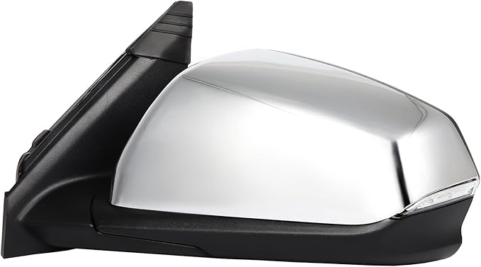 FINDAUTO Side View Mirror Compatible with 2018-2021 For Chevy For Equinox Left Driver Side W/TURN SIGNAL, W/BLIND SPOT DETECT