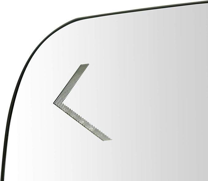 TRQ Driver Side Mirror Glass Heated Compatible with 2008-2011 Toyota Sequoia 2007-2013 Tundra with Mirror Turn Signal