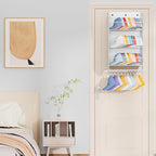 Homsorout Over the Door Hat Rack - 3-Layer Design Hat Organizer Holds 30-36 Hats with 10 Hooks, Ideal Hat Rack for Door, Over
