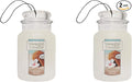 Yankee Candle Paper Car Jar Air Freshener for Long Lasting Fragrance for Long Lasting Fragrance, Coconut Beach, 2 Packs