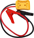 KIMISS Car Battery Jump Cable 8AWG Silicone Wire Heat Proof Automotive Jump Start Cable for SUVs Light Trucks (2FT)