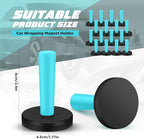 16 Pcs Cyan Car Vinyl Wrap Magnets Holder Tool Kits for Car Wrapping and Crafts Sign Making Window Tint Tools Magnets