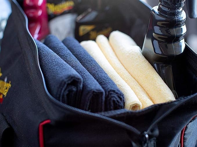 Meguiar's Supreme Shine Microfiber Towels for Cars, Ultra-Plush Car Microfiber Towel Set for Quickly Removing Product Without Leaving Swirls on Paint, Glass, Plastic, or Chrome