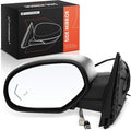 A-Premium Driver Side Power Door Mirror - Compatible with Chevy Tahoe, Suburban 1500 2500 & GMC Yukon - Heated Power Folding w/Blind Spot Detection, Turn Signal, Puddle Light, Memory Function, Chrome