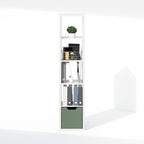 Furinno Cubic Closet Organizers and Storage, 5-Cube Closet Organizer, Open Shelf Closet Storage, Extra Thick Frame for Wardro