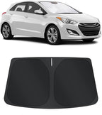 TINGLU Sun Shade for Hyundai Elantra 2011-2016 Accessories Windshield Sun Shade Window Shade UV Rays Protection Sun Visor Cover with Steering Wheel Sunshade Storage Bag