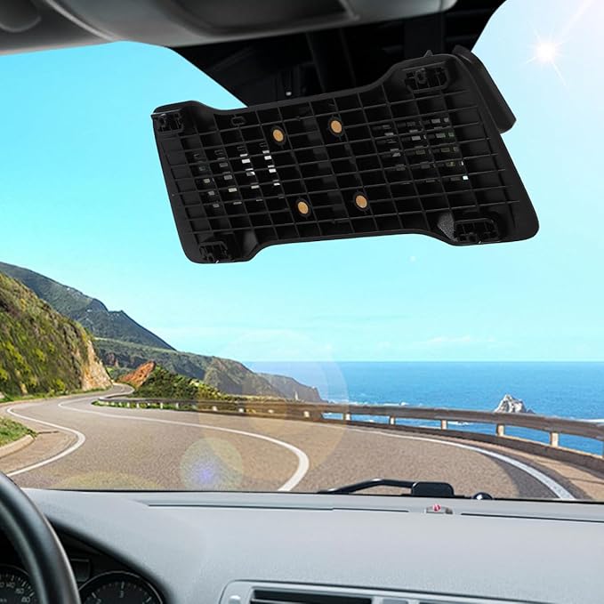 HOMSFOU Rearview Mirror Dash Cam Mount Bracket with Adjustable Back Plate for Driving Recorder Universal Fit for Most Cars Suvs Trucks 6.89X4.53X2.75 Inches