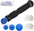 Gomake Vinyl Wrap Cutter Car Coating Film Window Tint Cutting and Trimming Alloy Roller Positioning Knife Paperback Slitter Knife Car Wrap Film Vinyl Gap-Cutter for Car Wrapping,Wallpaper Pasting