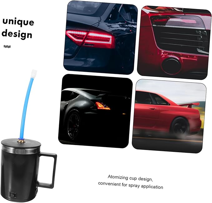 Polymer Headlight Restoration Kit with Atomizing Cup Efficient Lens Repair Tool for Car Headlights Easy Spray Application Des