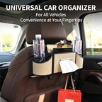 4-in-1 car organizer back seat, Multi-Pocket backseat car cup holder, Universal back seat cup holders for cars, car organization, for Travel & Daily Use (METER)