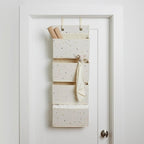 3 Sprouts Over the Door Organizer -Hanging Baby Organizers & Storage with 4 Large Pockets & 2 Hooks for Baby Clothes, Toy, St