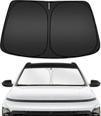 ARISMOTOR Windshield Sun Shade for Hyundai Kona 2024-2025 2026, Custom Fit Foldable Front Window Sunshade Sun Visor Protector, Block UV Rays Keep Your Car Cooler