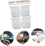 CHILDWEET 4pcs Winter Car Rearview Mirror Cover Set Snowproof Oxford Cloth Shield for Side View Mirrors Protective Covers for Outdoor Use in Rain and Snow