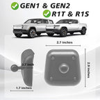 BestEvMod Seat Back Second Row Anchor 1/4 Screw Mount Phone Holder Tablet Compatible with 2022-2025 2026 Rivian R1T&R1S Backseat fits All Phones&Android 360° Adjustable (17mm Ball Joint Only)
