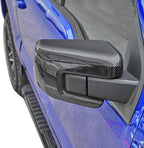 Keptrim for F150 Rearview Side Mirror Cover Trim for Ford F150 2021 2022 2023 2024 2025, ABS Carbon fiber, 2pcs