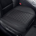 Black Panther Luxury Faux Leather Car Seat Cover Front Bottom Seat Cushion Cover, Anti-Slip and Wrap Around The Bottom, Fits 