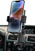 CD Slot Phone Holder for Car [Height Adjustable] Car Phone Holder CD Player Mount with One Button Release Clamp for iPhone 15 Pro Max Plus 14 13, Galaxy S23, Fire, All 4-7" Mobile Phones