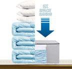 Cube Vacuum Storage Bags, Space Saver Bags, Premium Totes with Cubic Vacuum Compression Seal Bags for Clothing & Bedding. Jum