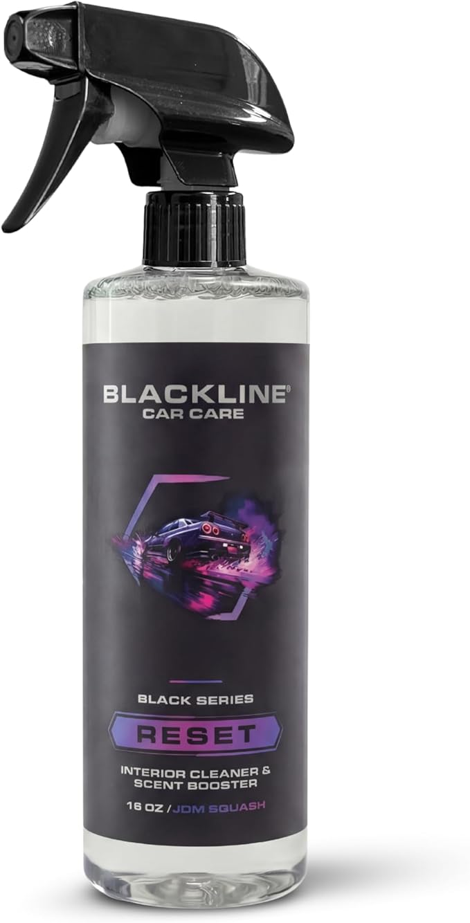 Blackline Luxury Scented Interior Cleaner Reset Deep Cleans & Deodorizes All Surfaces, pH-Neutral High-Foam Formula, Long-Las