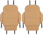 Seat Back Protector + Large Capacity Pocket Storage Organizer,Preventing the Impact of Children Stepping on the Seat Backrest (Orange)