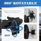 CD Slot Mount for Carplay Screen 360° Rotatable,Anti-Vibration CD Mount for Carplay Screen GPS Display,Portable Carplays CDs Mounts Car Accessories for 7"-10.5" Display