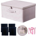 Locking Adult Game Toy Storage Organizer Lock Box Toy Storage Bins Women and Men Game Toys Storage Bags with 4 Drawstring Bag