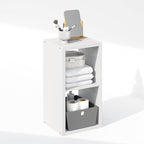 Furinno Cubic Closet Organizers and Storage, 2-Cube Closet Organizer, Open Shelf Closet Storage, Extra Thick Frame for Wardro