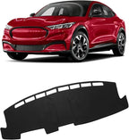 FIILINES Dash Cover for Ford Mustang Mach E 2021-2025, Dashboard Cover Mach E Accessories Nonslip Mesh Protector No Glare