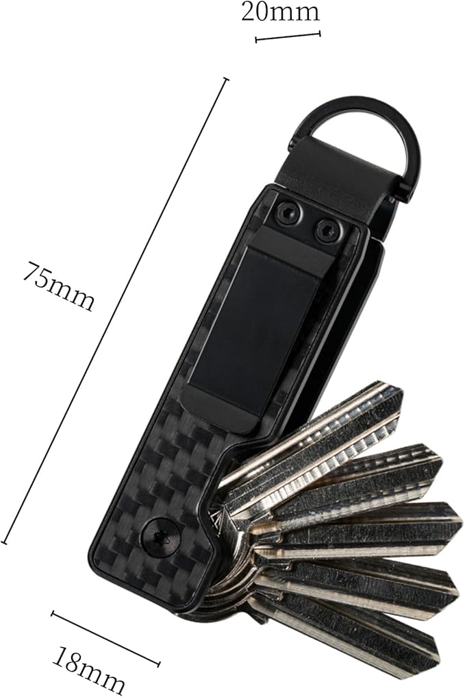 Metallic Key Organizer - Aluminum Key Organizer holder, Minimalist Innovative Keychain.