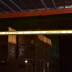 78" Parking Garage Height Clearance Bar - DO NOT ENTER & CLEARANCE 7' 3" - Hanging Crossbar by Chains, Yellow Reflective Parking Signs for Parking Lot, Warehouse, Garage Entrance and Exit