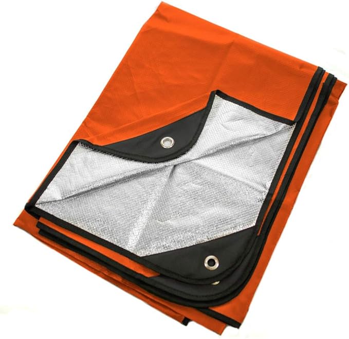 Arcturus Insulated Tarp, Reusable Heavy Duty Thermal Survival Blanket – 60x82in, Reflects 90% Body Heat, Waterproof, Windproo