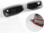 Voodonala for Charger Rearview Mirror Rear View Mirror Side Mirror Cover Decoration Trim Fit for 2010-2024+ Dodge Charger for Chrysler 300 300C Exterior Accessories, Black ABS 2pcs