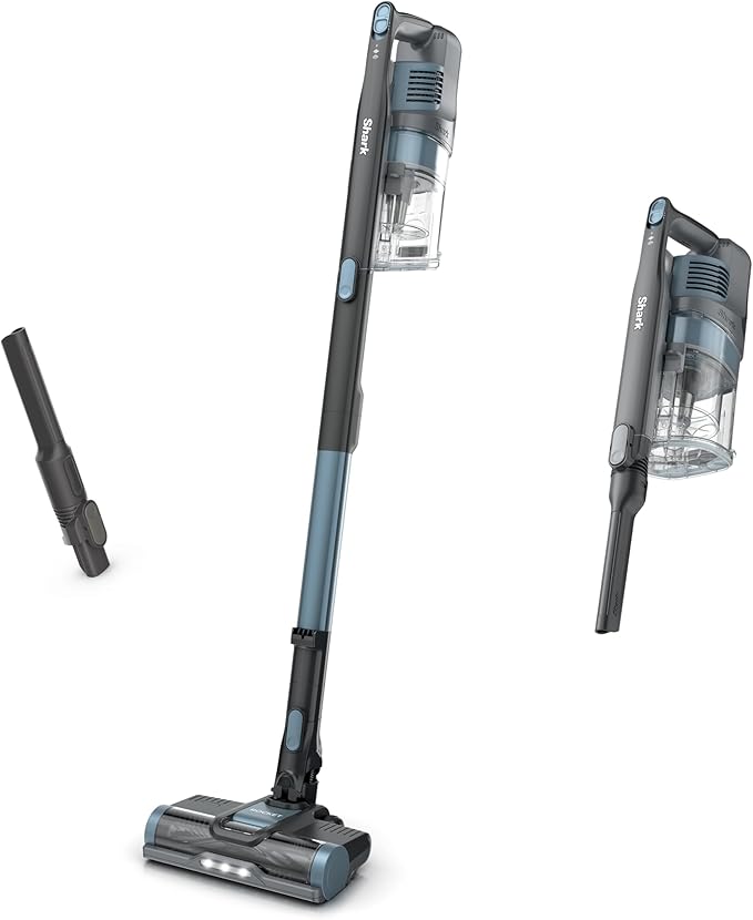 Shark Pet Cordless Stick Vacuum with XL Dust Cup, LED Headlights, Removable Handheld Vac, Crevice Tool, Portable Vacuum for H