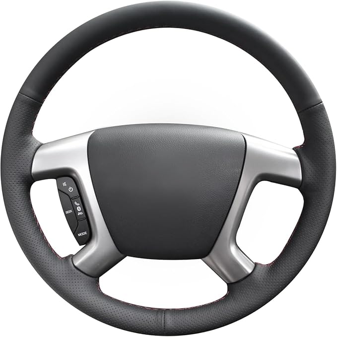 MEWANT Steering Wheel Cover Compatible with Chevy Silverado 1500/Chevy Silverado 2500 3500/ Tahoe/Suburban 1500/ Avalanche 1500/Traverse/Express