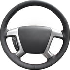 MEWANT Steering Wheel Cover Compatible with Chevy Silverado 1500/Chevy Silverado 2500 3500/ Tahoe/Suburban 1500/ Avalanche 1500/Traverse/Express