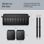 Spigen Trunk Organizer Collapsible Heavy Duty Foldable with Lid for SUV, Model Y juniper (2025/26),